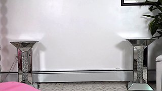 Busty amateur blonde solo