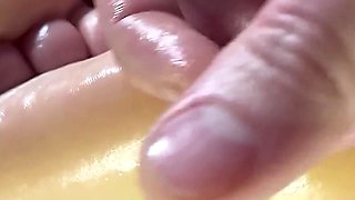 Beautiful Oiled Soles Cum on Feet