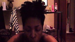 Real amateur African BBW on fake casting