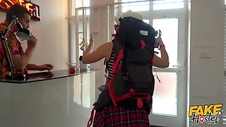 Faux hostel - plumper lips, plump nips, plump pussy - teenage gets demolished for other studs