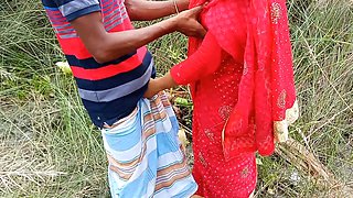 Fucked by Her Younger Stepbrother My Horny Step Sister in Red Saree Doggy Style Sex Real Romantic Sex with Clear New Bangla Sex