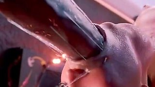 Robaatoo Speerph Hot Big-booty Babe Gets Intense Deep Throat and Pounded Hard by Massive Fucking Machine
