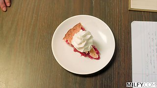 MILFY Huge-boobed Blond COUGAR Andie Anderson Can't Stand against Dude's BIG BLACK COCK