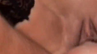 Big fake tits MILF in stockings gets banged with mouth ending