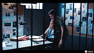Detective Agatha Vega Face Fucked while the Time is Frozen - Slutty Latina Cum in Mouth Freeze Fetish