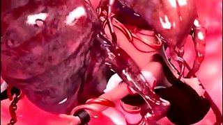 Hentai with an alien spider fucker!