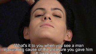 Nasty Makeup Argentina Bukkake - Angeles: Blowjob, Cumshot  Latina Porn