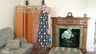 Lucy Lume Stocking Fetish Video