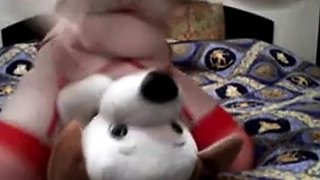 Serbian BBW Brunette Plays with Sex Toy