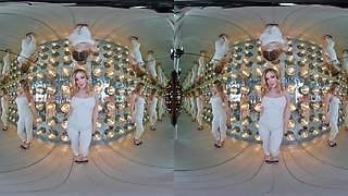 Vitruvian Girl In The Mirror Cube