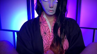 Japanese succub drains my cum in the middle of the night