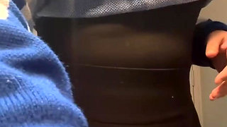 Workplace Temptation: Bathroom Tease and Orgasm!