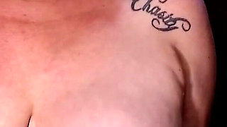 Titty Bouncing Flexing One Tit Back N Forth and Both