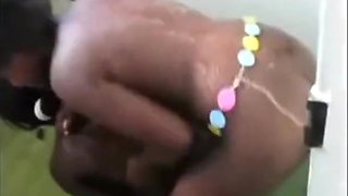 Two African Lesbians Getting it On in Public Bathroom