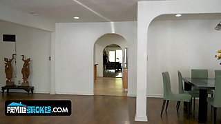 Election season - step-mother uses stepson's Big Dick to seduce and fuck hot beauties in a taboo threesome