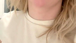 Xxl Black Dildo, Drooling and Vaginal Blowjob