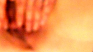 Girlfriend Pees with Spread Pussy in Close up