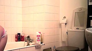 Hairy french sisters voyeur bath