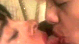 The Horny Baby Pozzi in a Lesbian Scene and in an Interracial Threesome
