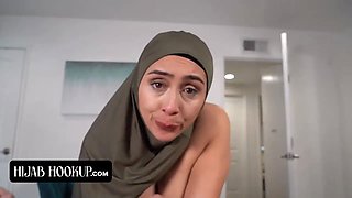 Horny sonny trains middle eastern step-mom Lilly Hall how to give the best fellatios
