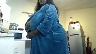Sexy Black SSBBW Being Naughty