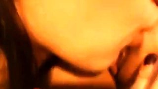 Two Brunette Lesbians Get Naughty on Webcam