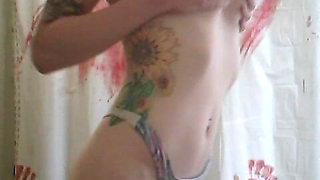 Pre-shower Striptease