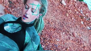 I Masturbate Outside My Anal Hole with Dildo Until I Need to Pee