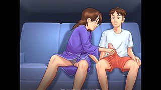 Internal ejaculation, three dimensional, full nude