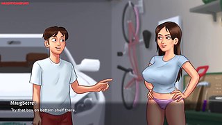 Horny Dude Helping His Sexy MILF with the House Chores - Summertime Saga 04