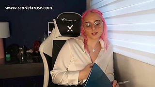 College girl gets a private lesson from her hot teacher on how to pleasure herself