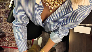 Homemade Sex with My Busty and Young Turkish Stepmom While Daddy Is at Work