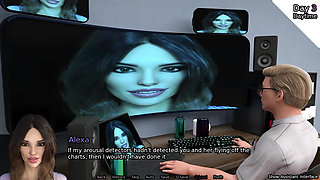 Stepsis Gets Fingered by My Sexbot - Sexbot Animated Porn Gameplay