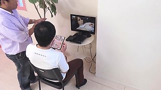Asian Booty Scene-4 Busty Japanese Teen Maki Koizumi Loves Sucking Cock Until Facial