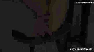Hot MILF MyElla Teases in Seamless Pantyhose - Dildo Ride & Solo Play