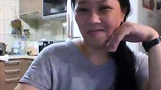 Skype Slut Miss Z Playing in Kitchen - Copy