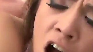 Hot women take it in the ass swallowing cum #4 - Many scenes