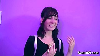 GERMAN SCOUT - 18YO LIA LOUISE THREESOME SEX SEX ORGY BY OLD AND YOUNG CUTIE MAN