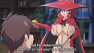 Handsome Damsel with Yam-Sized Orbs Judges a Super-Naughty Rod - Anime Manga Porn