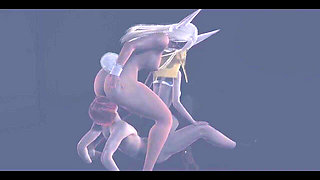 Boku No Hero Academia Hentai - Usagiyama Fucked by Two Boys and Uses Her Big Boobs - Japanese Asian Manga Anime Film Game Porn