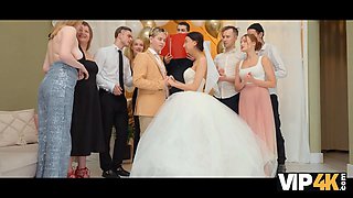 Vip4k. sapphic hotties nail before the wedding