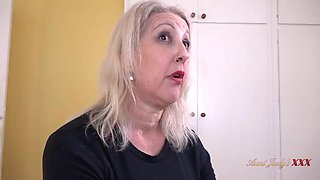 AuntJudysXXX - Your Mature Stepmom Mrs. Maggie Finds Your Stolen Panty Stash POV