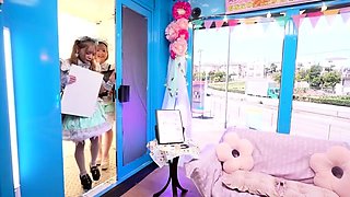 Japanese school girls group sex