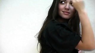 Gina does a striptease