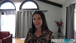 Watch how horny Spanish Real Estate Agent Lasirena69 takes on her client's virginity in POV action