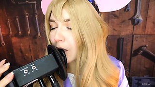 Gorgeous teen erotic ASMR video