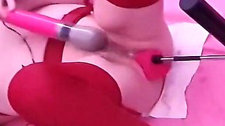 Fucking Machine Anal Dildo Fun with Essex Girl Lisa