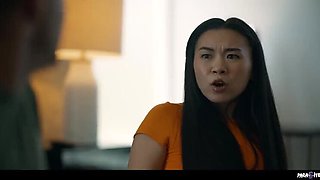 18yo Asian Teen Sushi Orgy - Reverse Gangbang with Lulu Chu & Kimmy Kimm