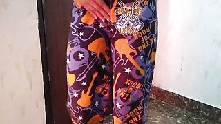 Cute step sister ko nanga kar ke pel diya