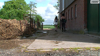 German Slave Girls - Pissing in Ass